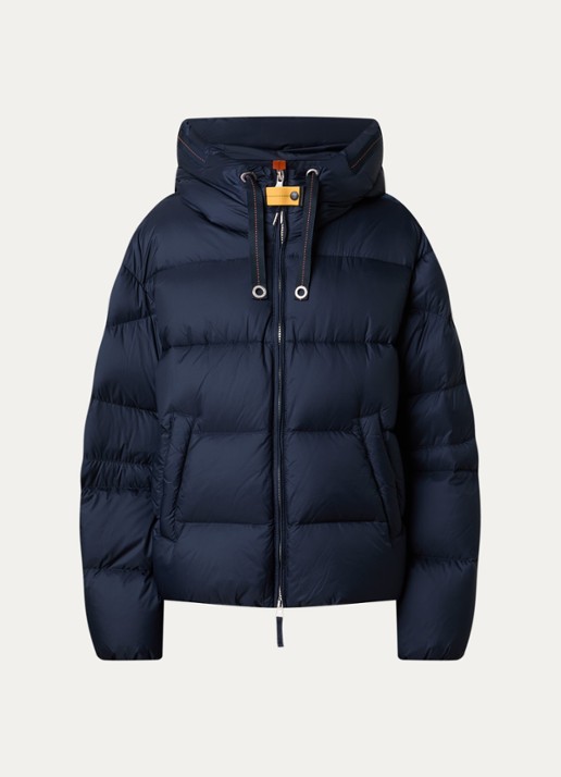 Parajumpers Tilly jas met eendendons en steekzakken - voorkant indigo