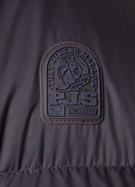 Parajumpers Toulala puffer jack met opstaande kraag en donsvulling - detail 2 antraciet