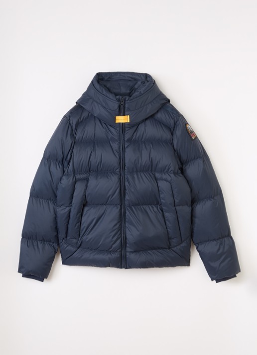 Parajumpers Tyrik pufferjack met donsvulling - voorkant 2 donkerblauw