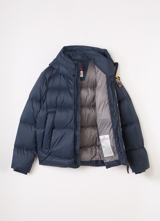 Parajumpers Tyrik pufferjack met donsvulling - voorkant 3 donkerblauw