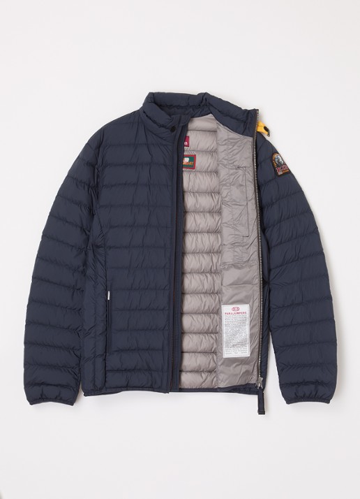 Parajumpers Ugo gewatteerd jack met donsvulling - voorkant 2 donkerblauw
