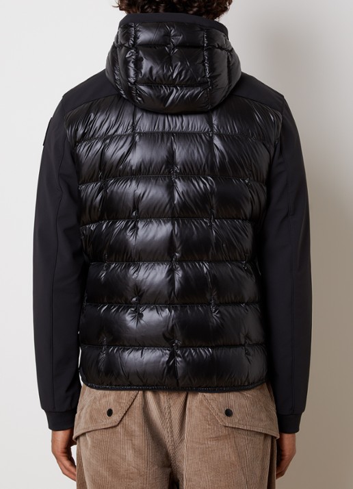Parajumpers Vigolo Hybrid gewatteerd jack met donsvulling - achterkant 6 zwart