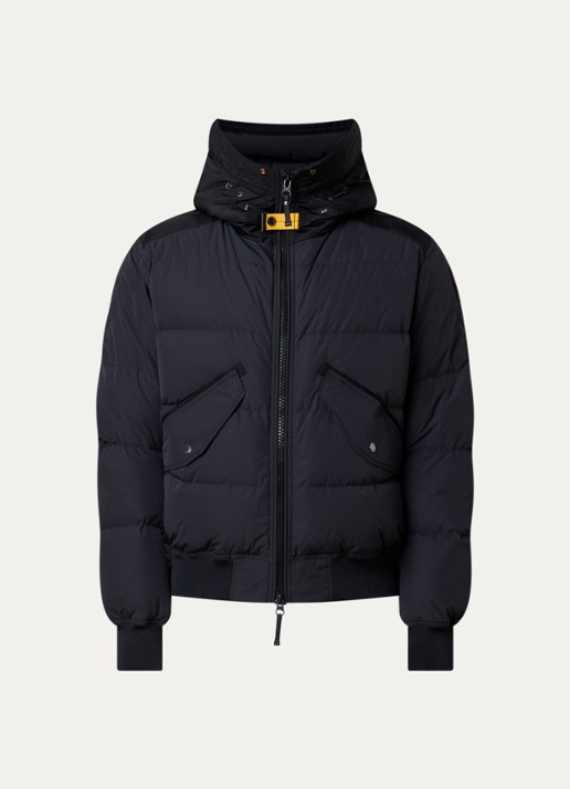 Parajumpers Wilmont 2.0 pufferjack met donsvulling - voorkant 5 zwart