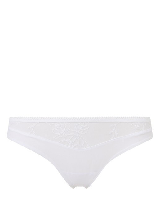 Passionata Aura tanga met kant - voorkant 2 wit