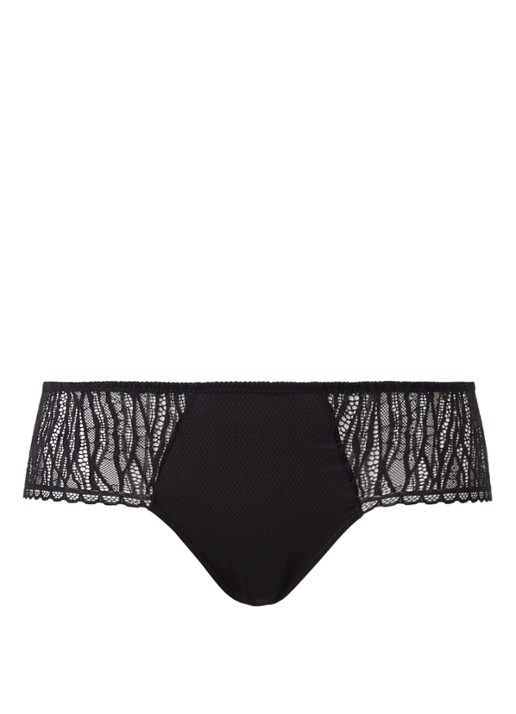 Passionata Ironic shorty met kant - voorkant zwart