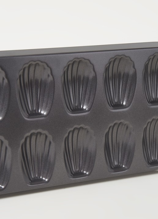 Patisse Bakvorm voor madeleines 12-vaks - detail antraciet