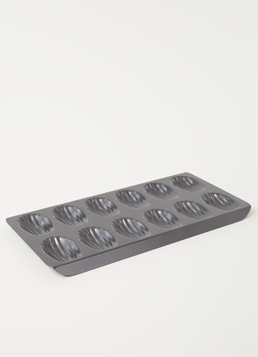 Patisse Bakvorm voor madeleines 12-vaks - voorkant 3 antraciet