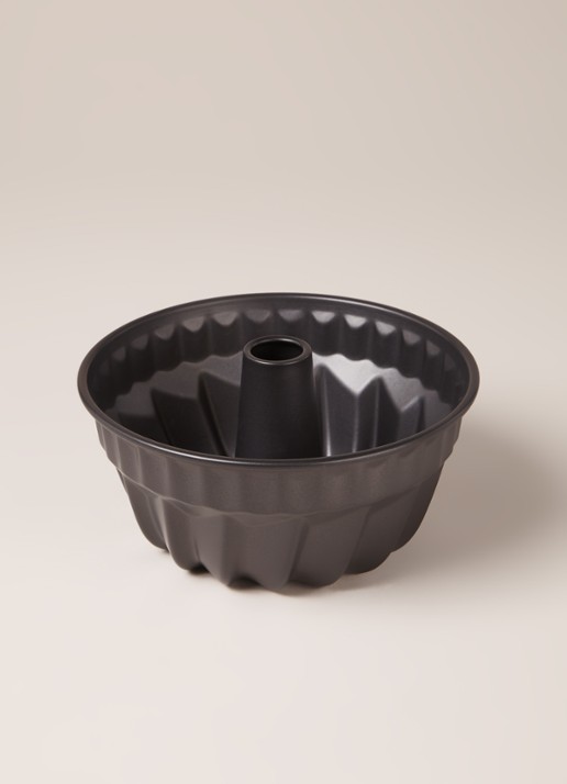 Patisse Classique tulband bakvorm 18 cm - voorkant 2 donkergrijs