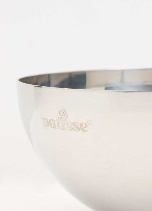Patisse Halve bolvorm 14 cm - voorkant 2 zilver