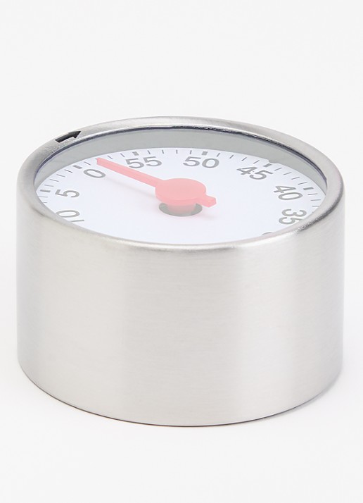 Patisse Prima Line magnetische kookwekker - voorkant 2 zilver