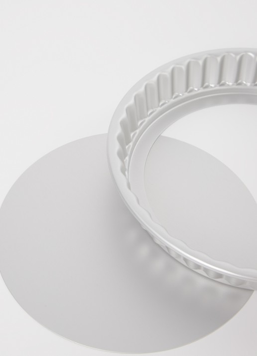 Patisse Quichevorm met losse bodem 26 cm - voorkant 2 zilver