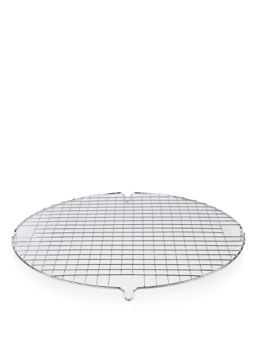 Patisse Taartrooster van roestvrij staal ⌀32 cm  - voorkant zilver