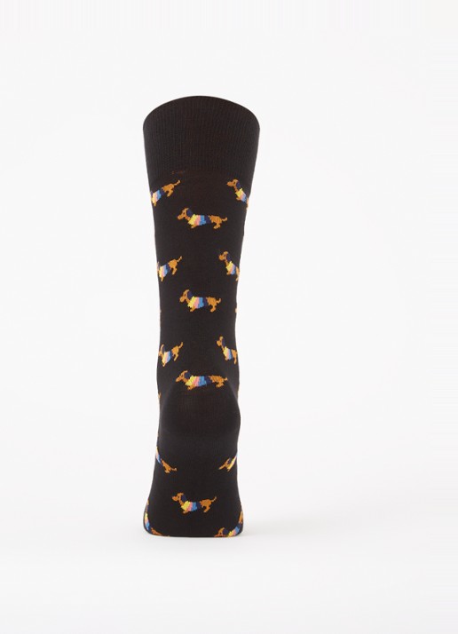 Paul Smith Cody sokken met print - voorkant 3 zwart