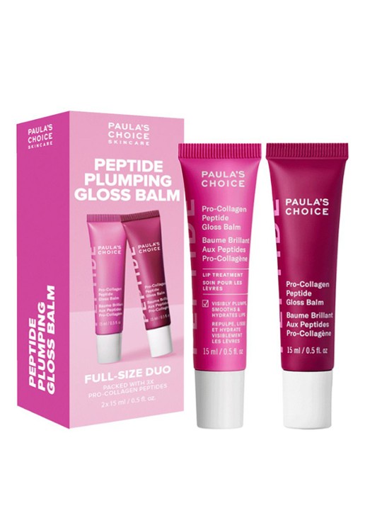 Paula's Choice Pro-Collagen Peptide Plumping Gloss Balm Duo - verzorgingsset