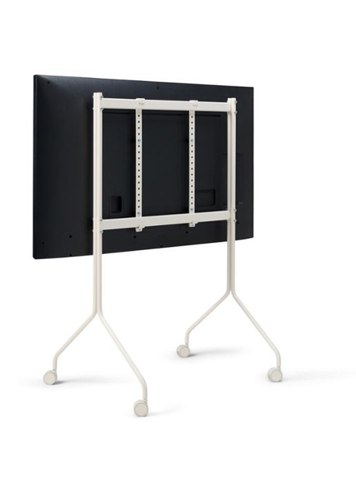 Pedestal Moon Rollin' TV standaard 121 cm - achterkant gebroken wit