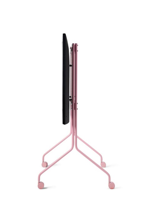 Pedestal Moon Rollin' TV standaard 121 cm - achterkant 4 roze