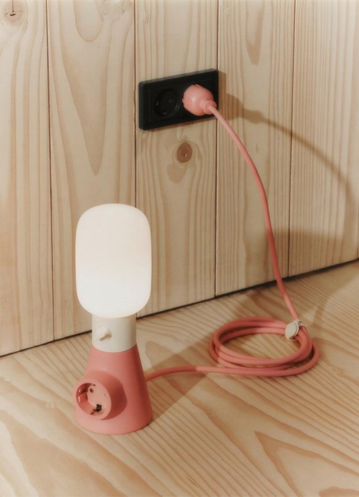 Pedestal Plug-in vloerlamp - detail 5 ivoor