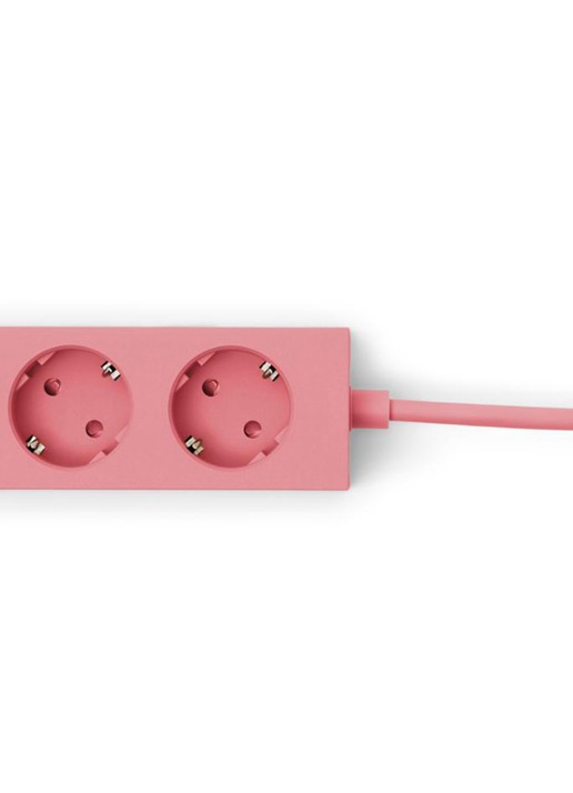 Pedestal Power Bar stekkerdoos 2 meter - detail 3 roze
