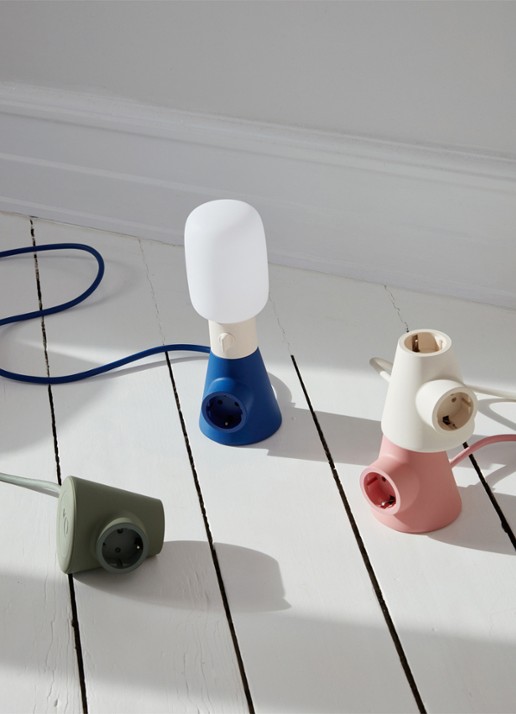Pedestal Power Base stekkerdoos - detail donkerblauw