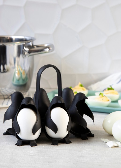 Peleg Design Egguins eierhouder  - detail zwart