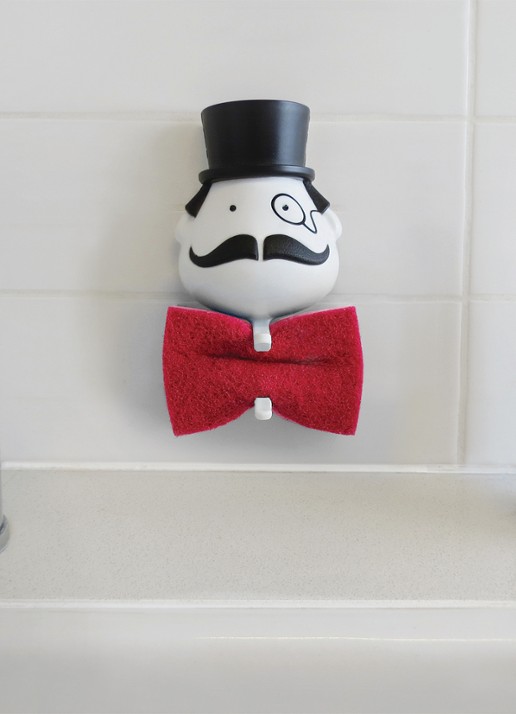 Peleg Design Mr. Sponge sponshouder  - voorkant 6 zwart