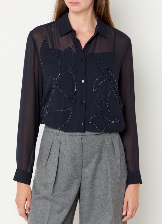 Pennyblack Agone semi-transparante blouse met strass