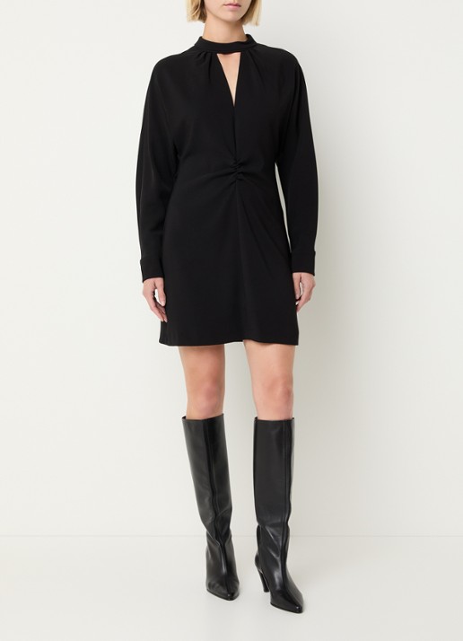 Pennyblack Balta mini jurk met cut-out detail - voorkant 3 zwart