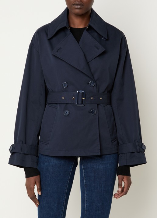 Pennyblack Talco double-breasted trenchcoat met ceintuur en steekzakken