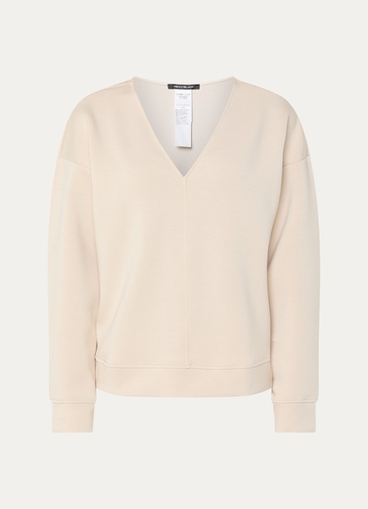 Pennyblack Top met V-hals - voorkant 3 beige