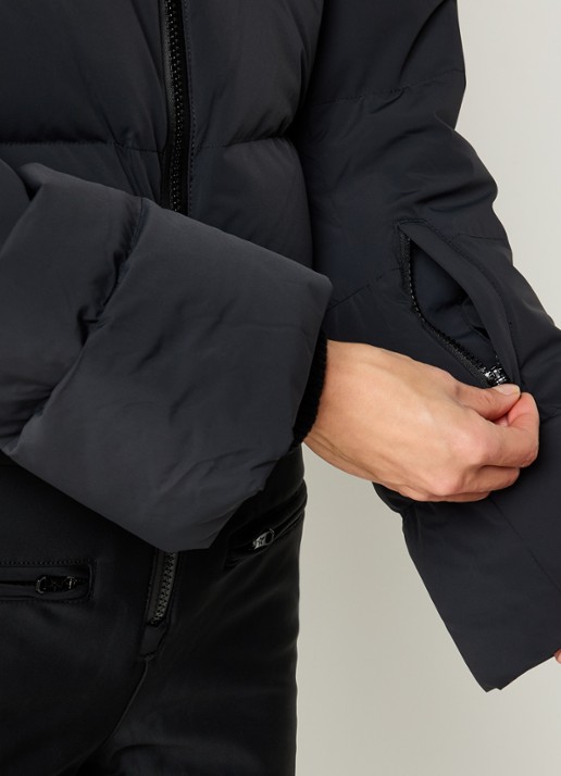 Perfect Moment Polar flared fit skipak met donsvulling en waterafstotende coating - detail 3 zwart