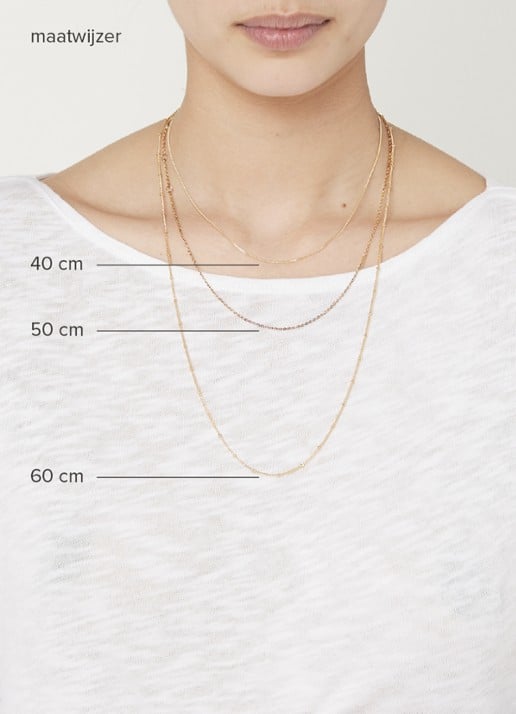 Pernille Corydon Clover schakelketting verguld - detail 3 goud