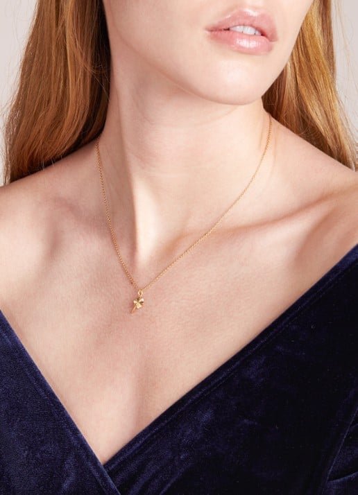 Pernille Corydon Clover schakelketting verguld - voorkant 2 goud