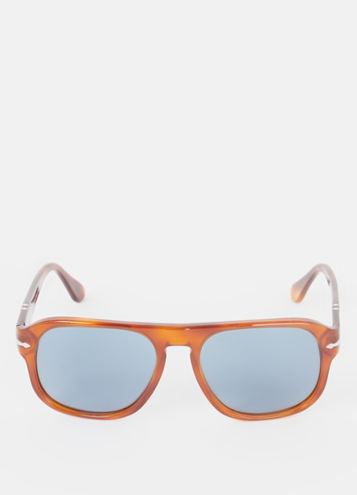 Persol Jean zonnebril gepolariseerd PO3310S - detail 2 oranjebruin