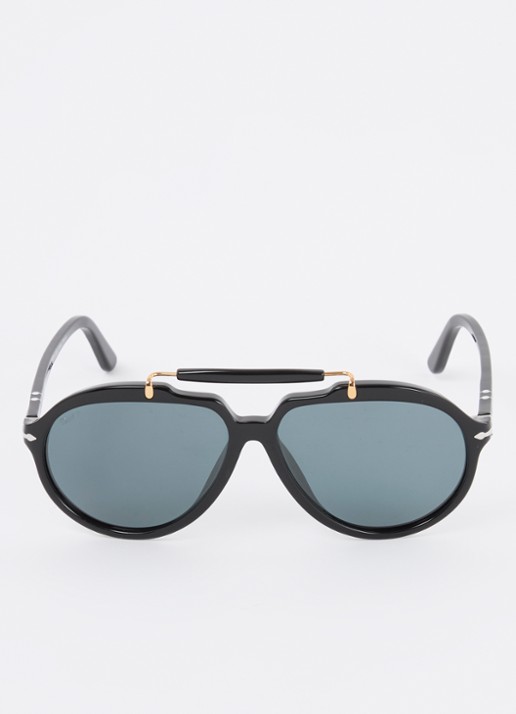 Persol Piloten zonnebril gepolariseerd PO0202S - detail 2 zwart