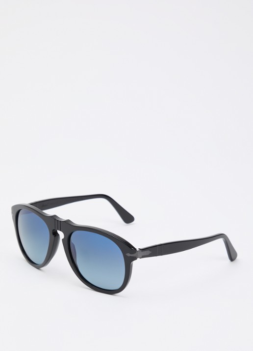 Persol Piloten zonnebril gepolariseerd PO0649NE - voorkant 4 zwart