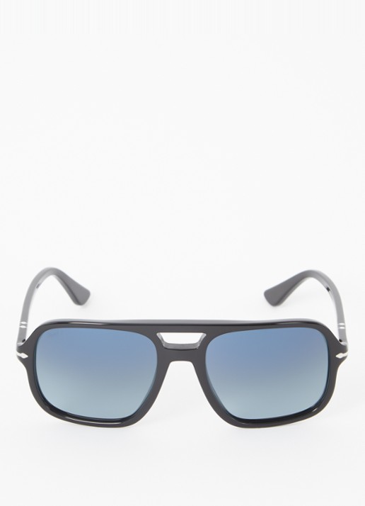 Persol Piloten zonnebril gepolariseerd PO3328S - detail 3 zwart