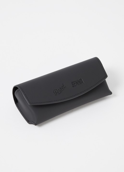 Persol Piloten zonnebril PO0203S  - detail 4 zwart