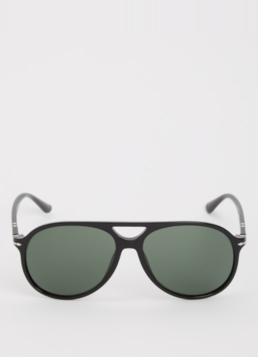 Persol Piloten zonnebril PO0649 - detail zwart