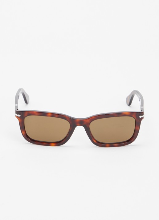 Persol Retro zonnebril gepolariseerd P03396S - detail donkerbruin