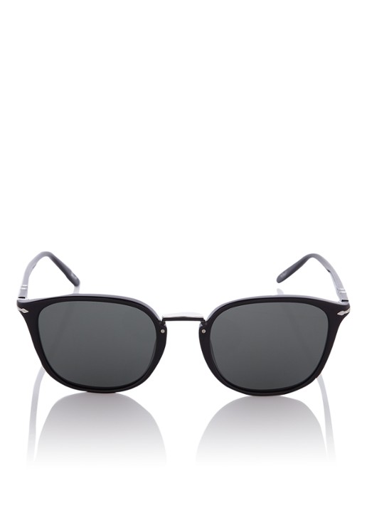 Persol Retro zonnebril gepolariseerd PO3186S - voorkant 4 zwart