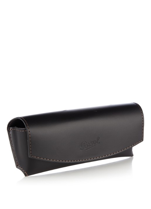 Persol Retro zonnebril gepolariseerd PO3210S - detail 3 donkerbruin