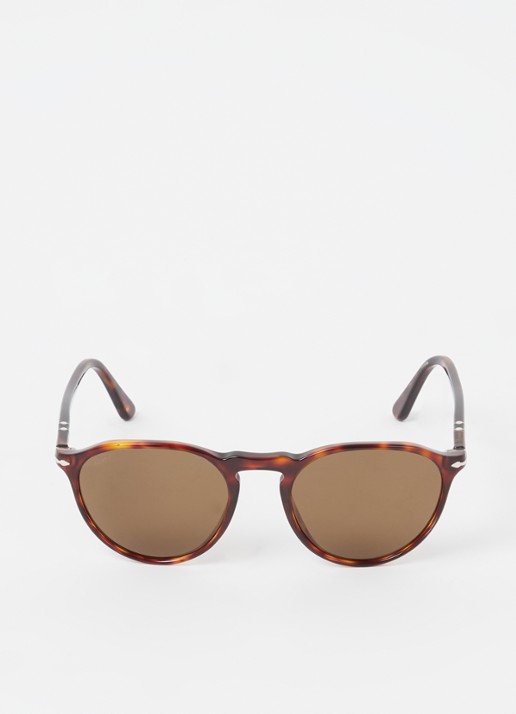 Persol Retro zonnebril gepolariseerd PO3286S - voorkant 2 bruin