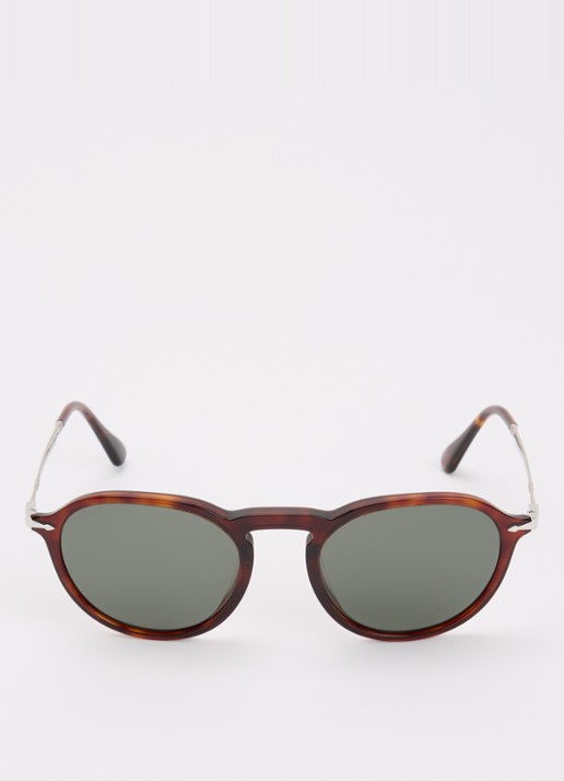 Persol Retro zonnebril gepolariseerd PO3383S - detail 2 donkerbruin