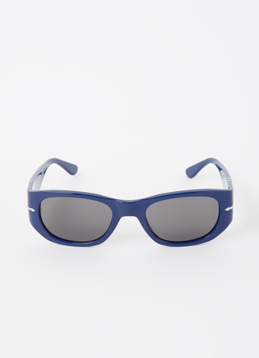 Persol Retro zonnebril PO3307S  - voorkant 2 blauw