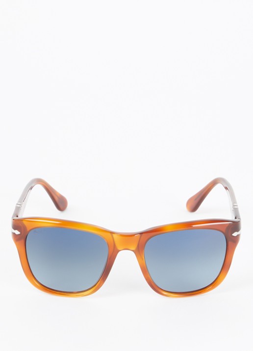 Persol Retro zonnebril PO3313S  - detail bruin