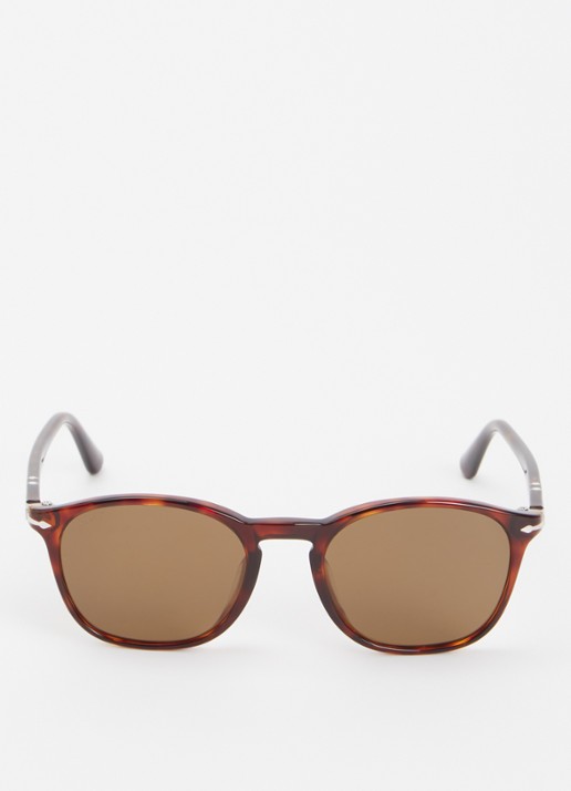 Persol Wayfarer zonnebril gepolariseerd P03007SX - detail bruin