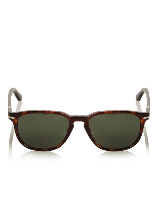 Persol Wayfarer zonnebril PO3019S - detail 3 bruin