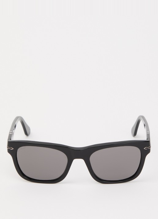 Persol Wayfarer zonnebril PO3269S - detail 2 zwart