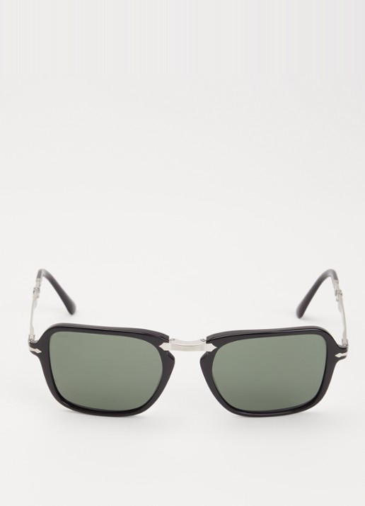 Persol Wayfarer zonnebril PO3330S - detail 2 zwart