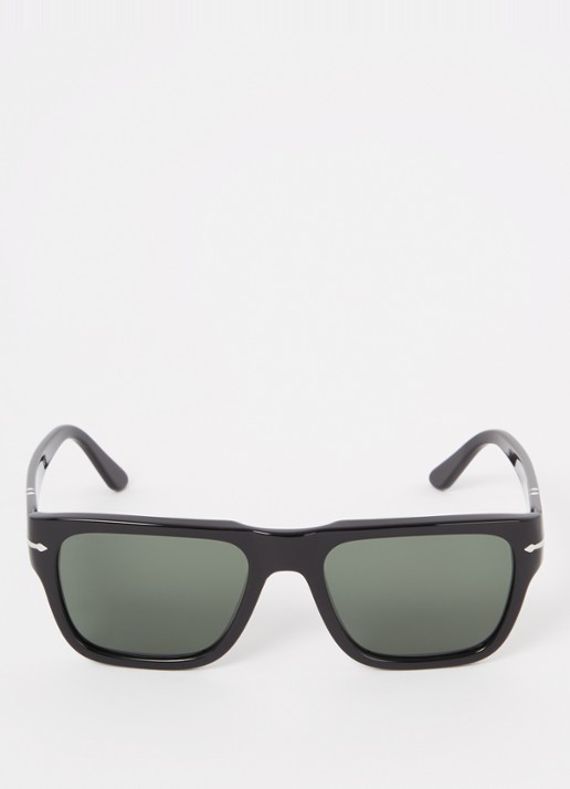 Persol Wayfarer zonnebril PO3348S  - detail 2 zwart